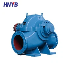 Aksiaalisesti jaettu jätevesipumppu